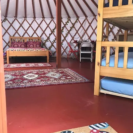 The Yurts At Burnt House Farm Hotel Newport  Exterior photo