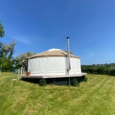 The Yurts At Burnt House Farm Hotel Newport  Exterior photo
